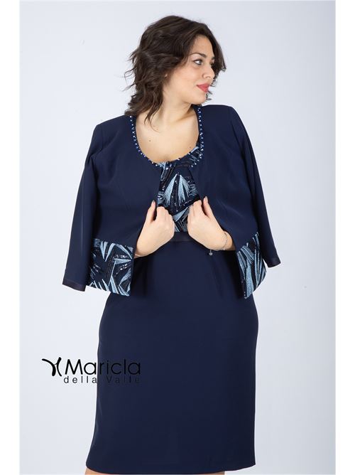 tubino+bolero PAOLA FORTI | PF410BLU